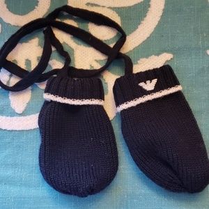 Baby Armani mittens